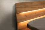 Alma Bedroom Set with Wood and Optional LED Lighting - Image 3