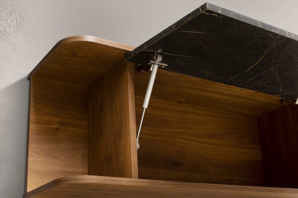 Arizona Modern Wall Unit with Wood and Stone Effect