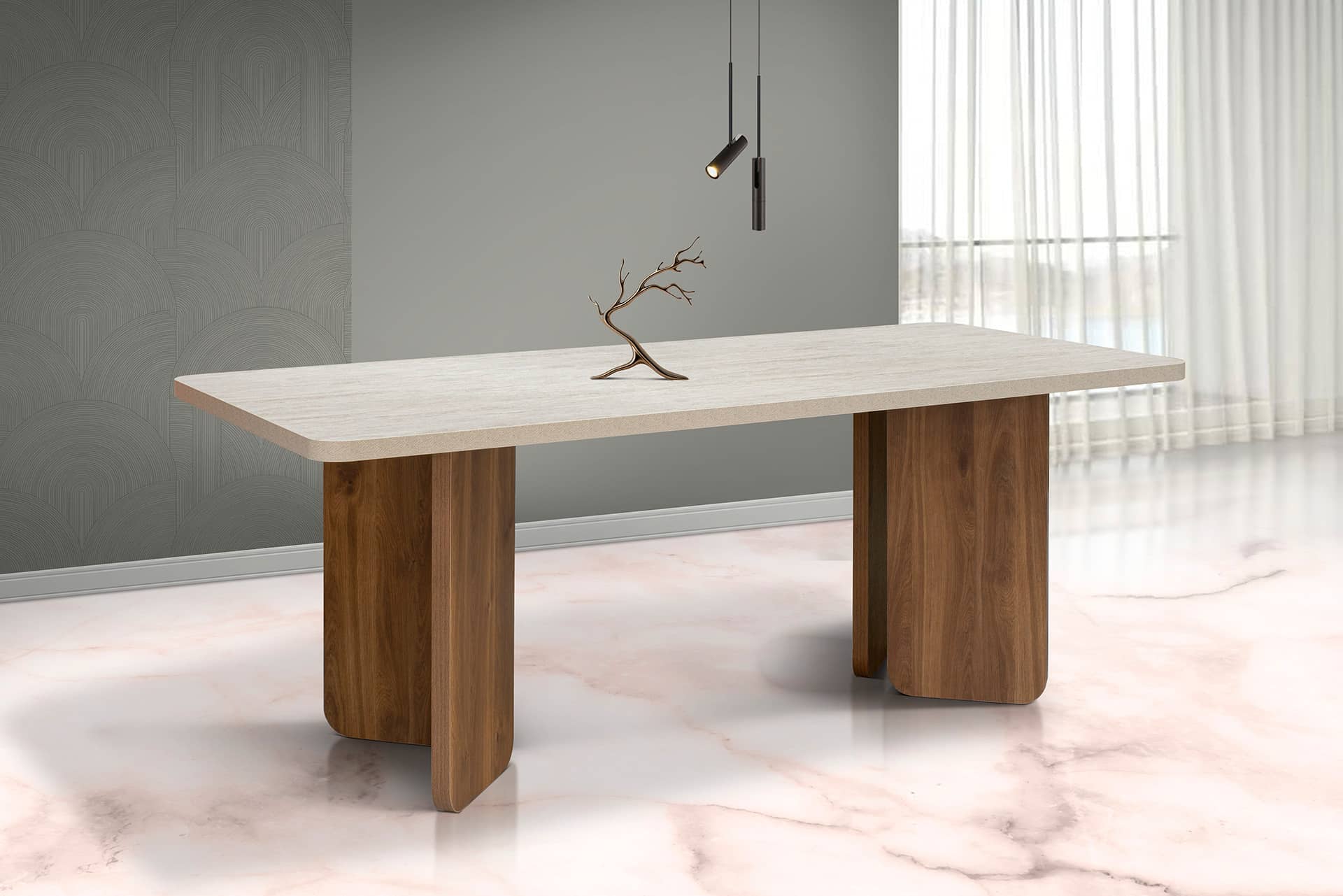jazz-choris-kathismata Jazz Dining Table - Image 1